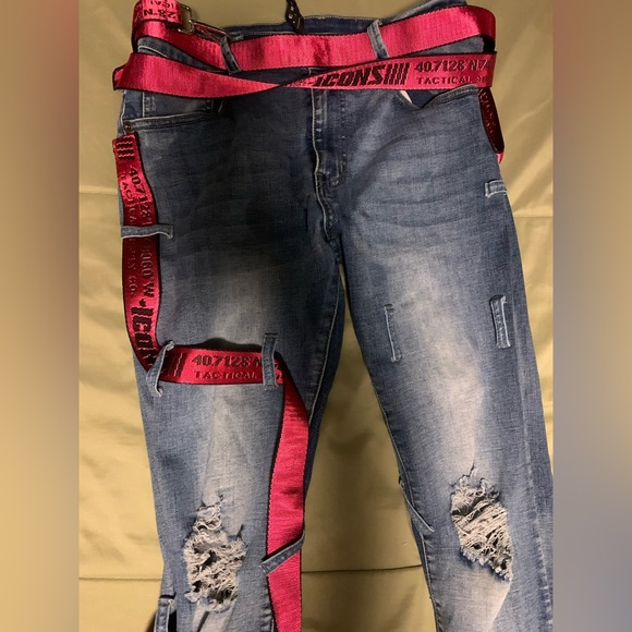 icon belt skinny Jean